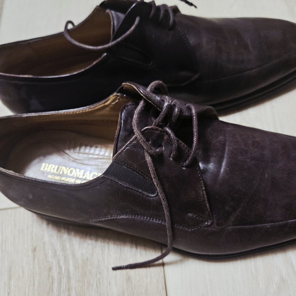 Bruno Magli Men's Brown Leather Shoes